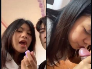 Để em tô son trước khi cưỡi ngựa bú cu